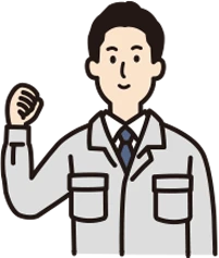 入社7年目 ／ 施工管理 ／ 前職：ガス設備業